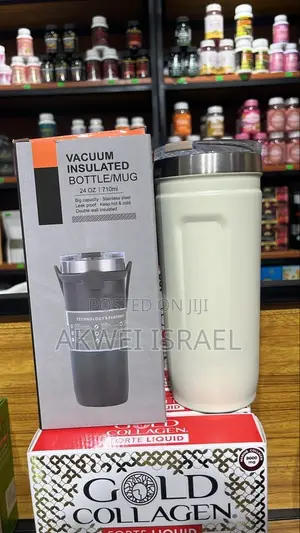 Vacuum Insulated Stainless Steel Mug - Leak Proof Hot Cold