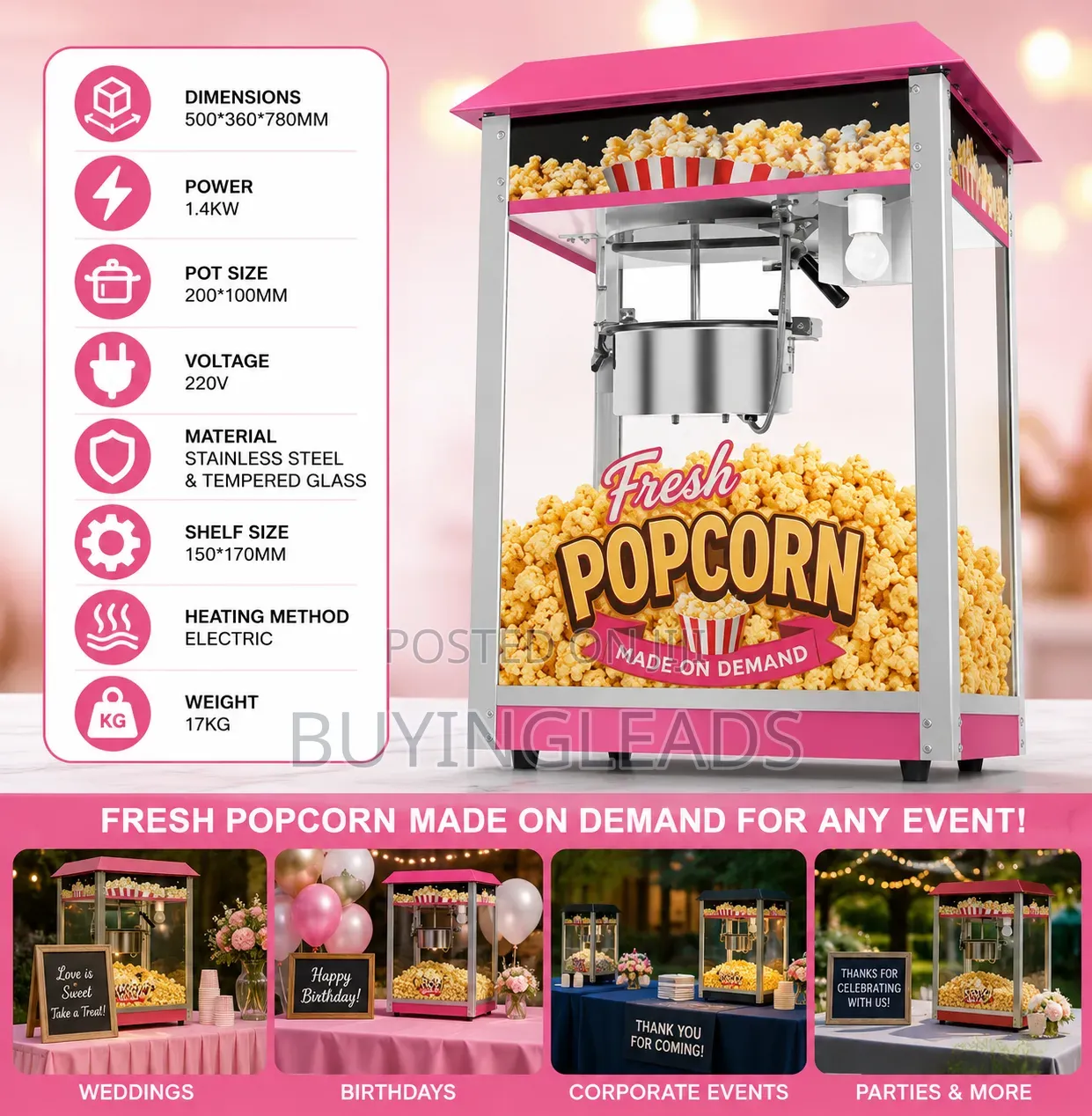 Fresh Pop Corn Bar