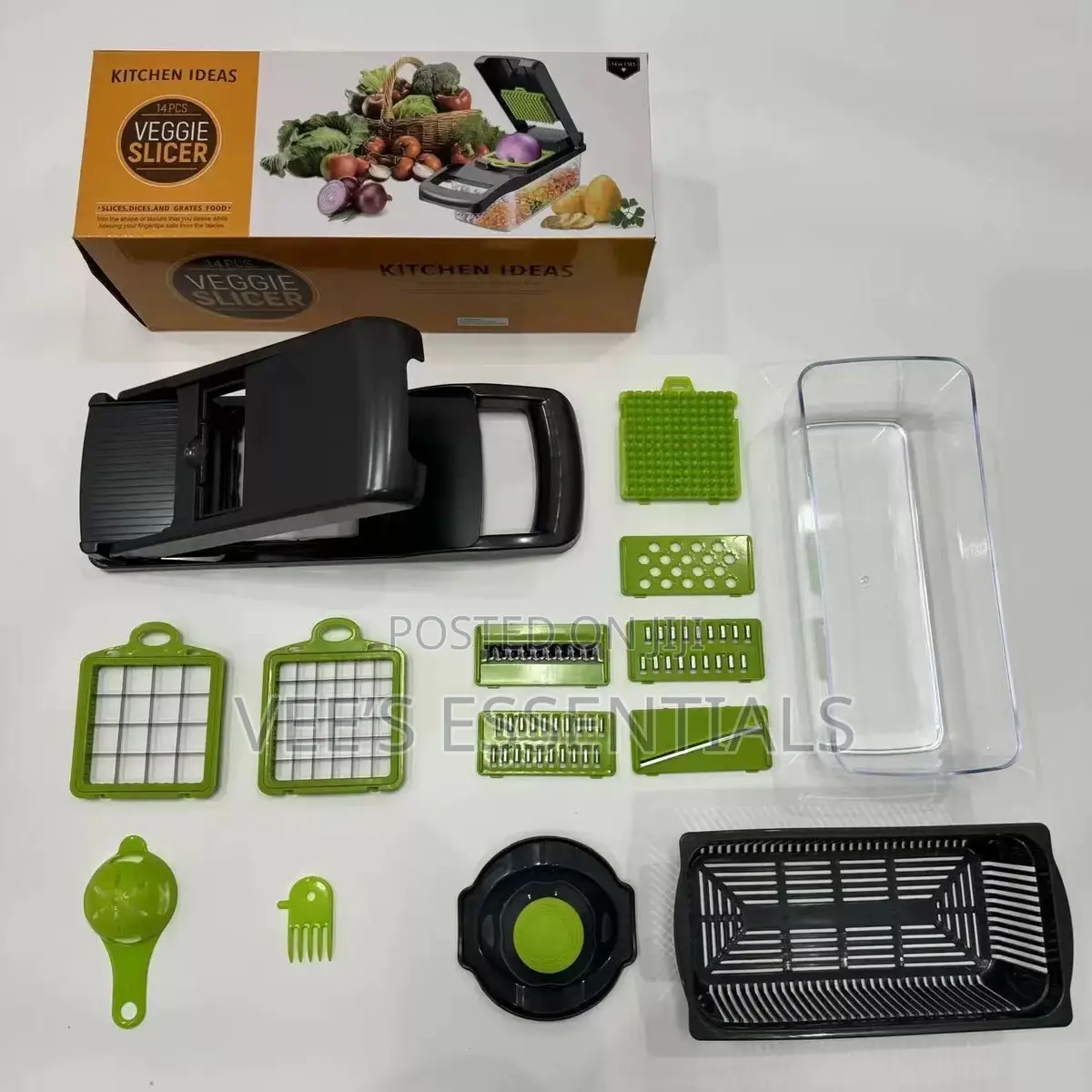 16-Piece Multifunction Vegetable Chopper