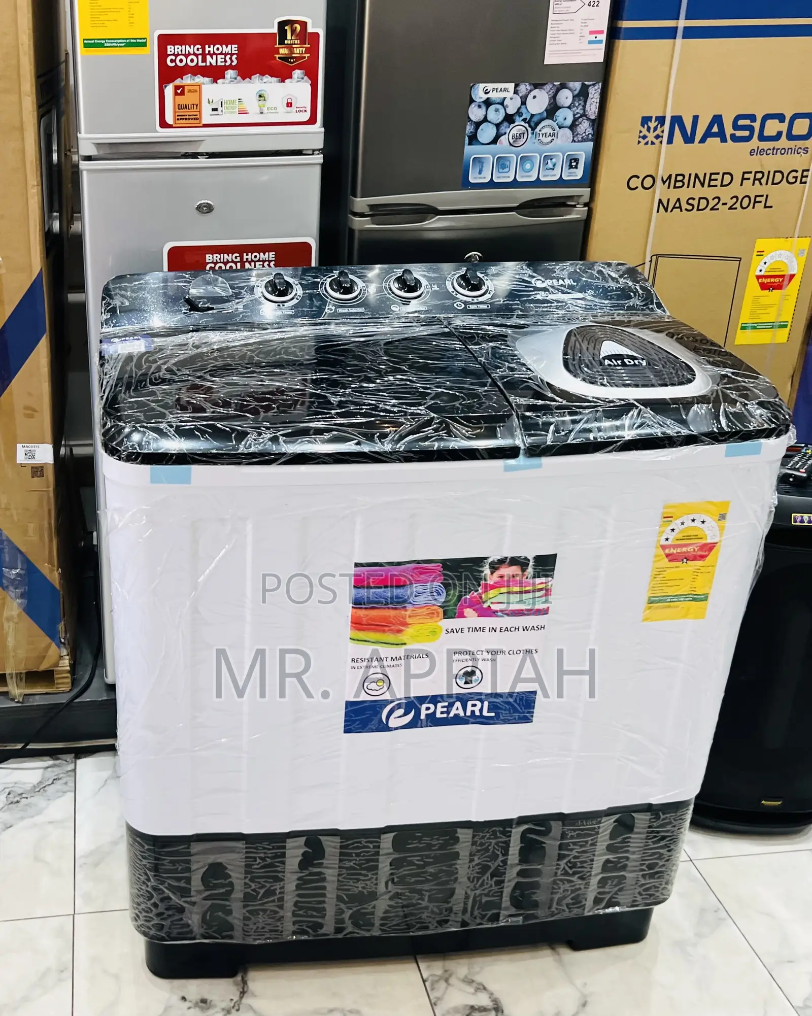 Super Unique Pearl Twin Tub Electric Washing Machine(Semi-Auto)