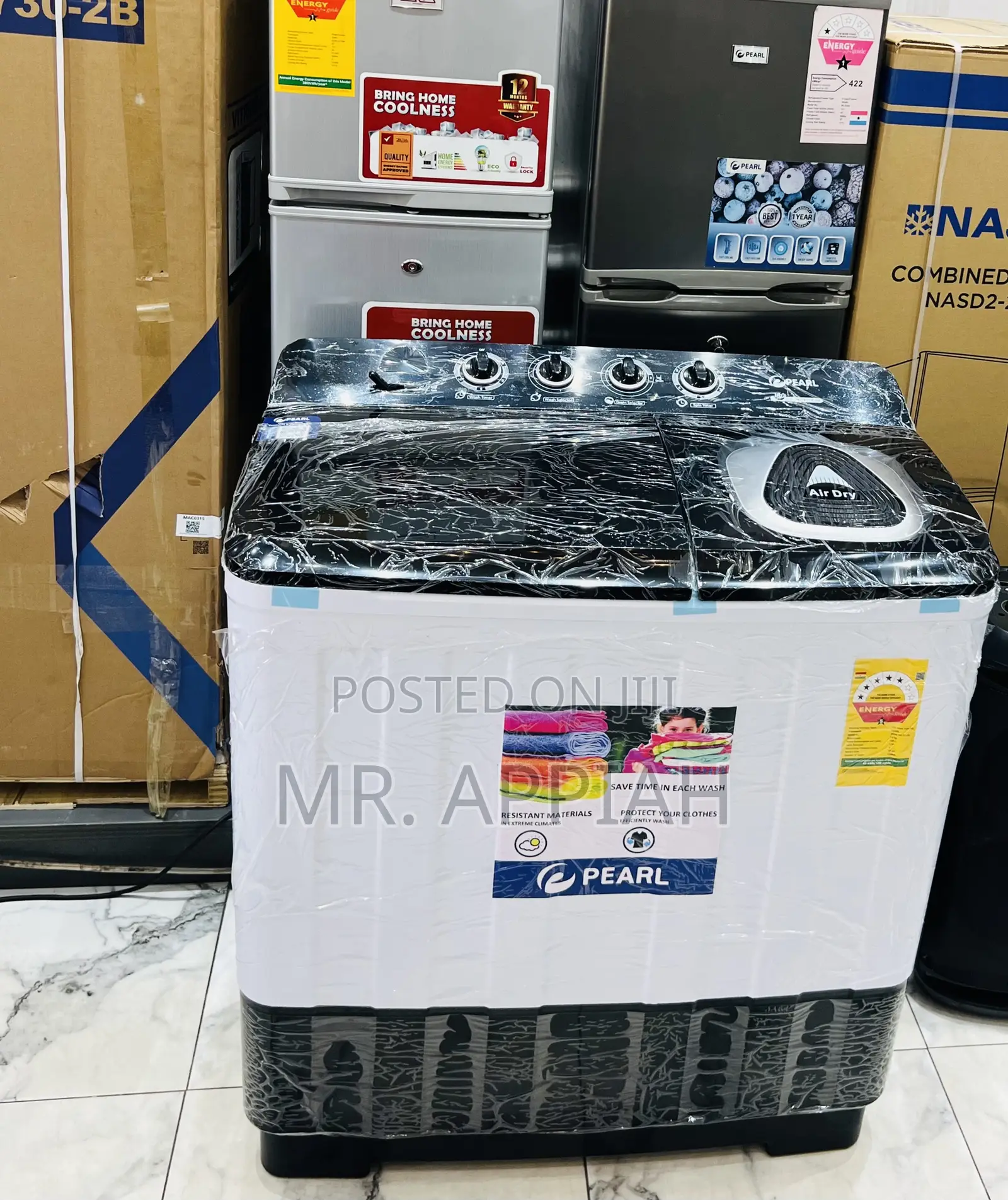 Super Unique Pearl Twin Tub Electric Washing Machine(Semi-Auto)