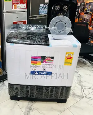 Get Authentic Pearl Washing Machine(White/Black)