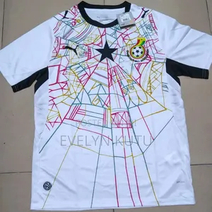 Spider Webs Ghana Jersey White