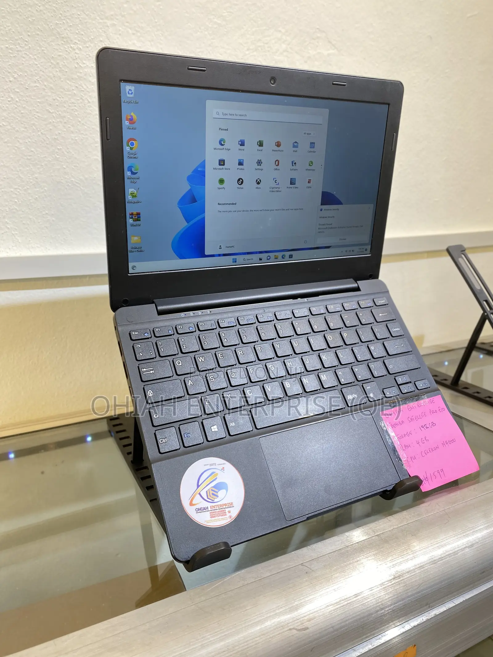 Laptop Toshiba Dynabook t552 4GB Intel Pentium SSD 160GB