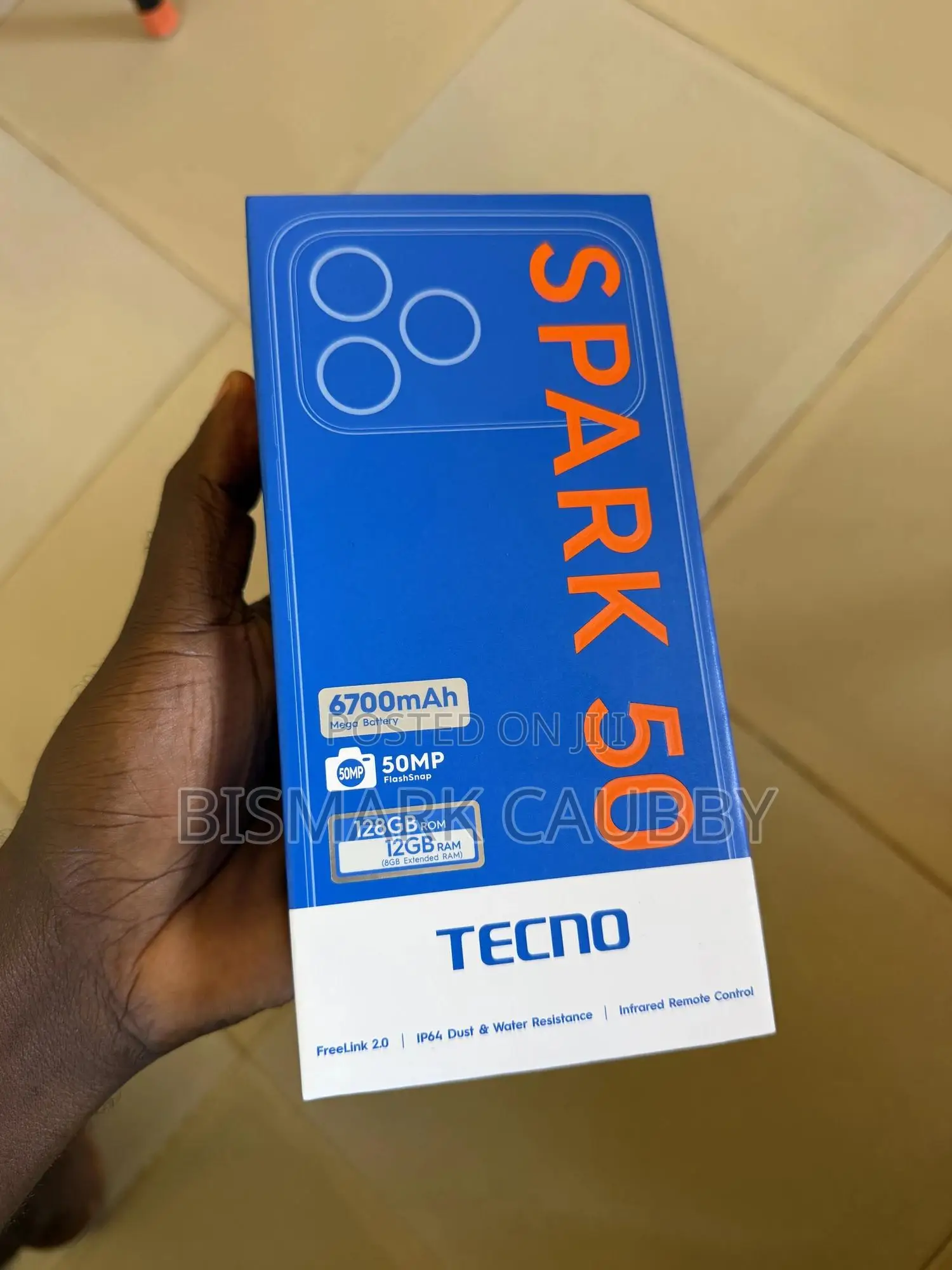 New Tecno Spark 50 128 GB Blue