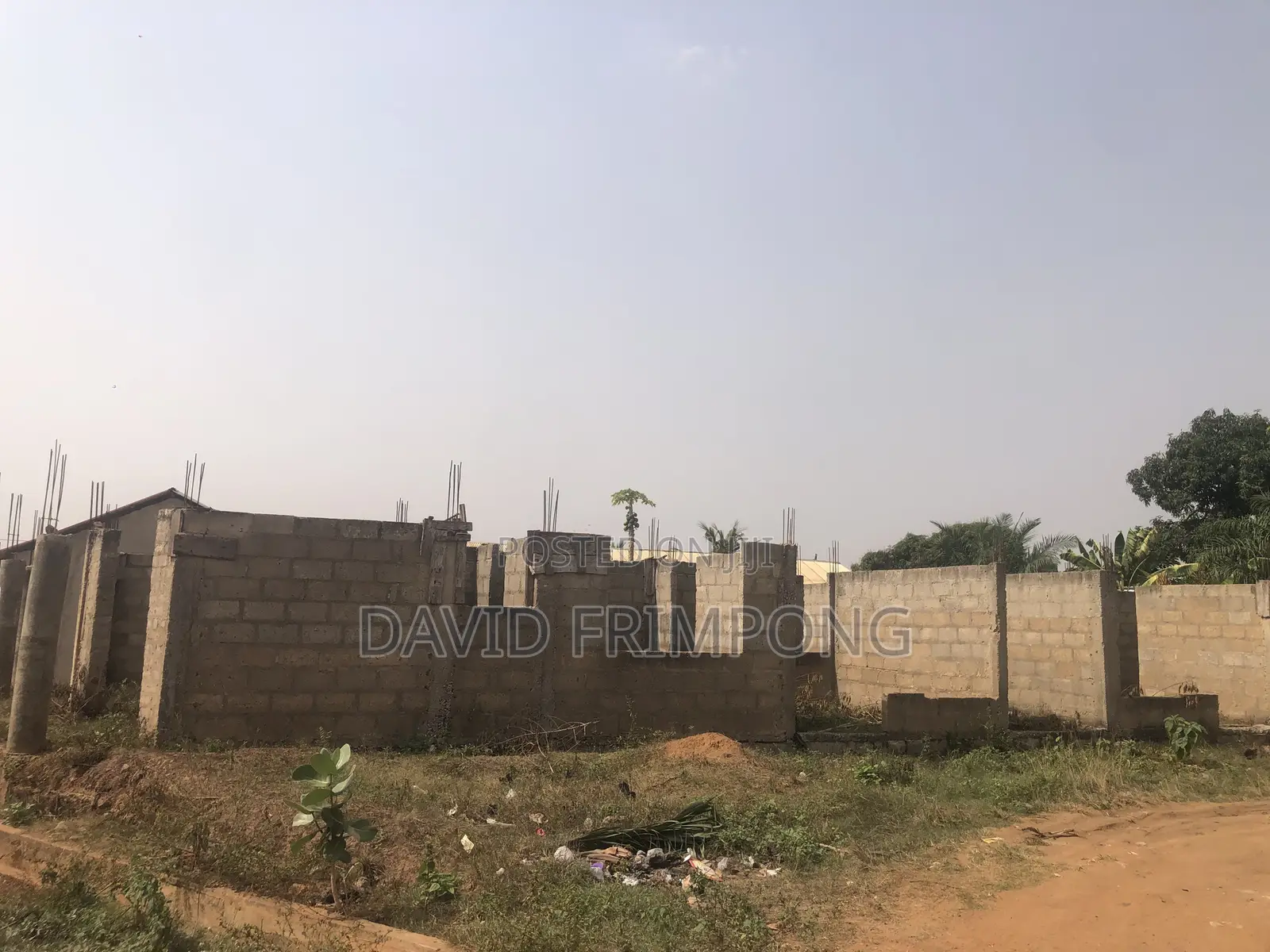 Half Plot 45 By100 at Ejisu (Donaso)On the Ejisu SHS Road Gh₵ 380,000