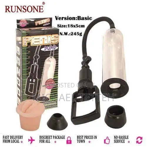 Penis Pump or Dick Pump With Fake Vagina