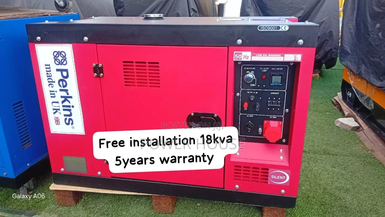 Power Without Interruption – Perkins 18kva Diesel Generator in Stock