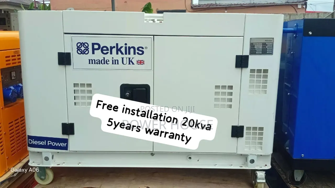 Power Without Limits – Genuine Perkins 20kva Diesel Generator in Stock