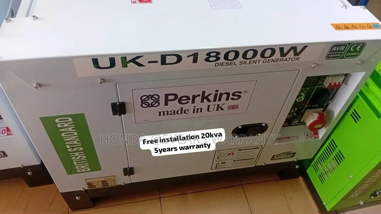 Power You Can Trust – Perkins 20kva Diesel Generator in Stock 20kva