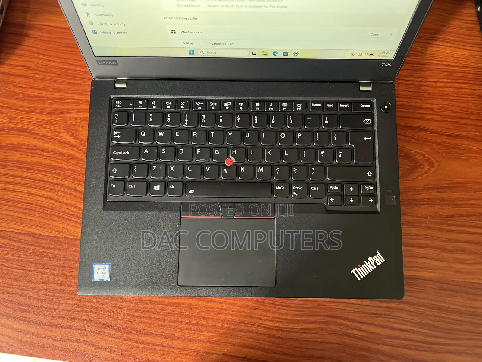 Laptop Lenovo ThinkPad T480 8GB Intel Core i5 SSD 256GB