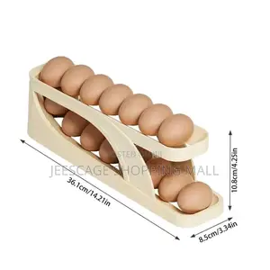 Automatic Rolling Egg Dispenser for Refrigerator