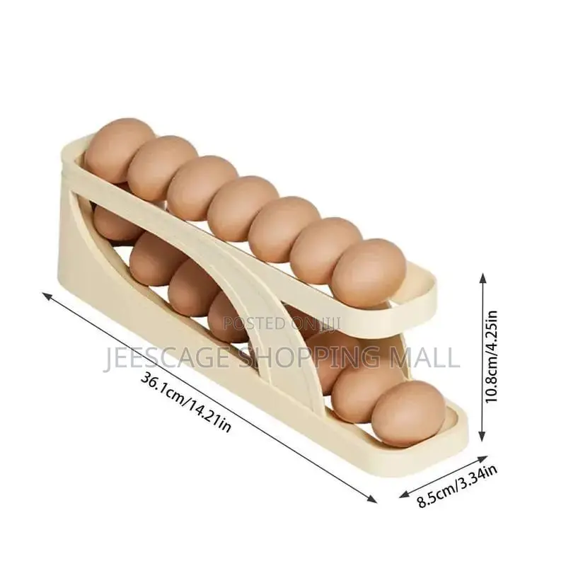Automatic Rolling Egg Dispenser for Refrigerator