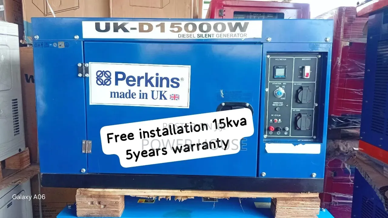 Perkins 15kva Diesel Power Generator – Perfect for Shops, Offices