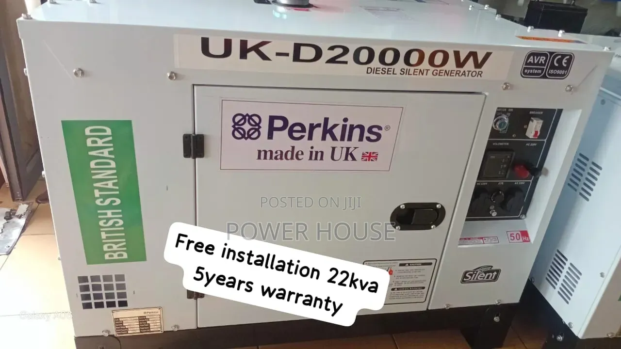 Powerful Perkins 22kva Diesel Generator – Available Now, Ready 22kva