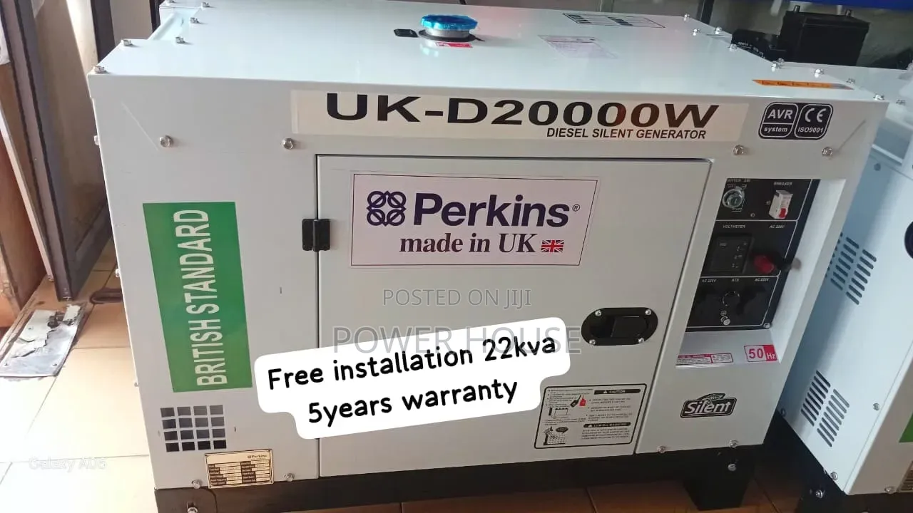 Powerful Perkins 22kva Diesel Generator – Available Now, Ready 22kva