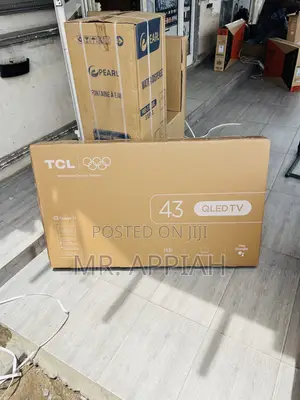 Super Original TCL 43 Inch Qled Smart Television(Black)