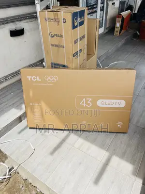 Super Affordable TCL 43” Qled Smart Television(Black).