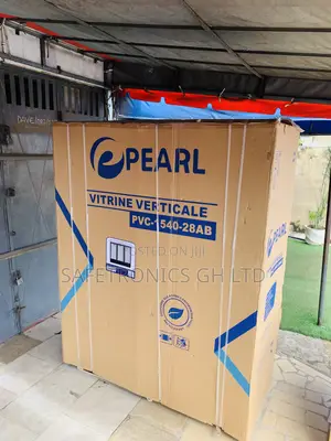 Just Shop Pearl PVC-1540-28ab Three-Door Glass Display Fridge