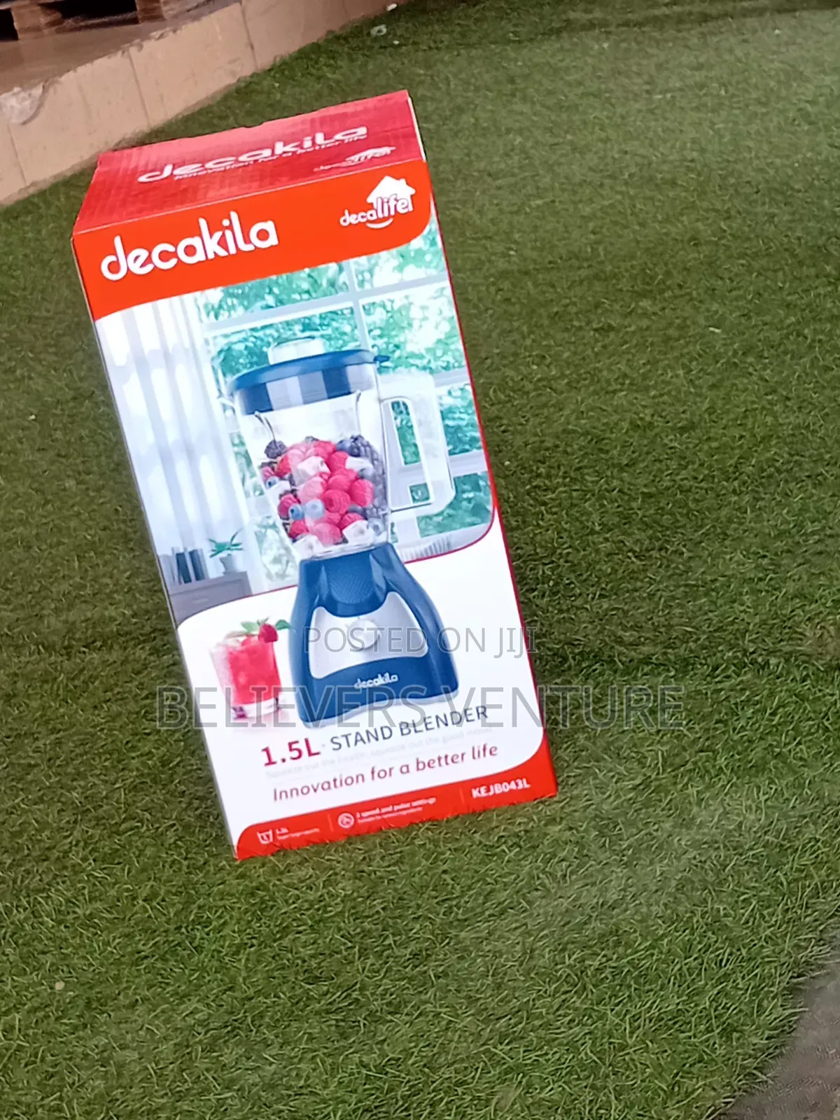 Decakila Heavy-Duty Blender With Durable Stainless Steel Blades