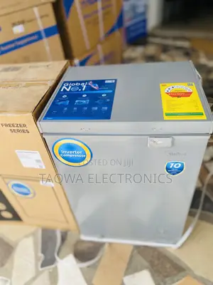 Midea Lasting 100-Liters Silver Color Chest Freezer