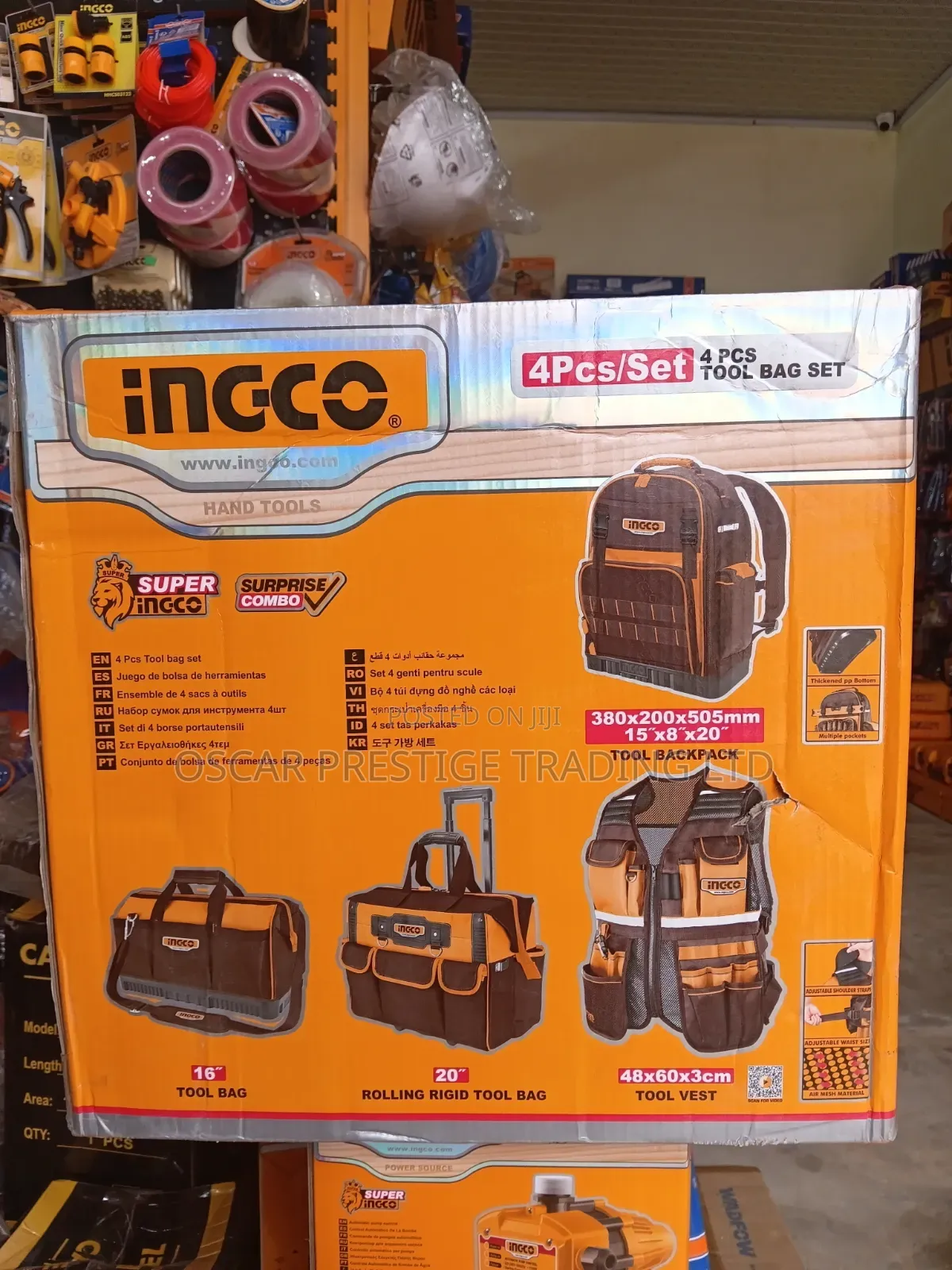 4pcs Set Tools Bag and Vest