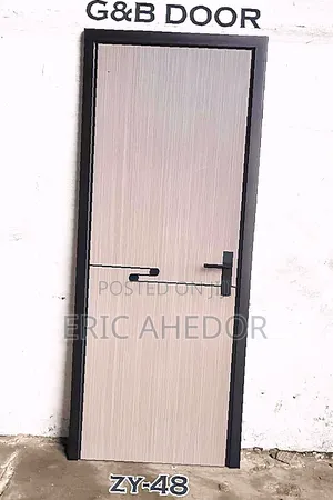 Steel Metal Wood Security Door Strong and Durable Plus Accessories