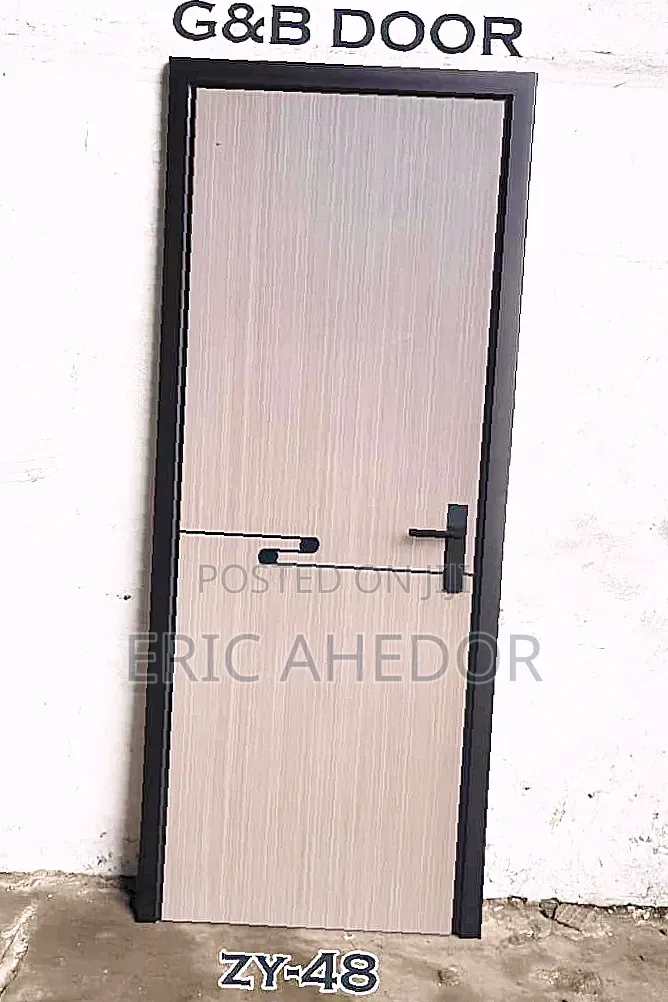 Steel Metal Wood Security Door Strong and Durable Plus Accessories