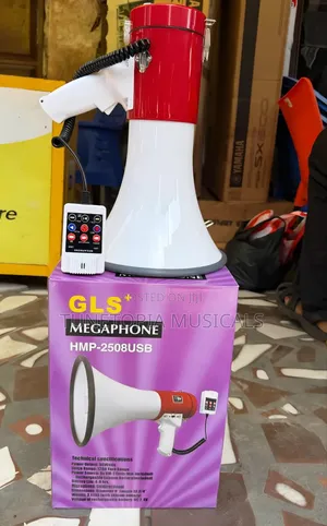 GLS HMP-2508usb Is a 50-Watt Rechargeable Megaphone