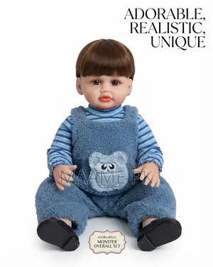 55cm/ 22” Realistic Reborn Doll (Silicone Vinyl) With Sounds Music