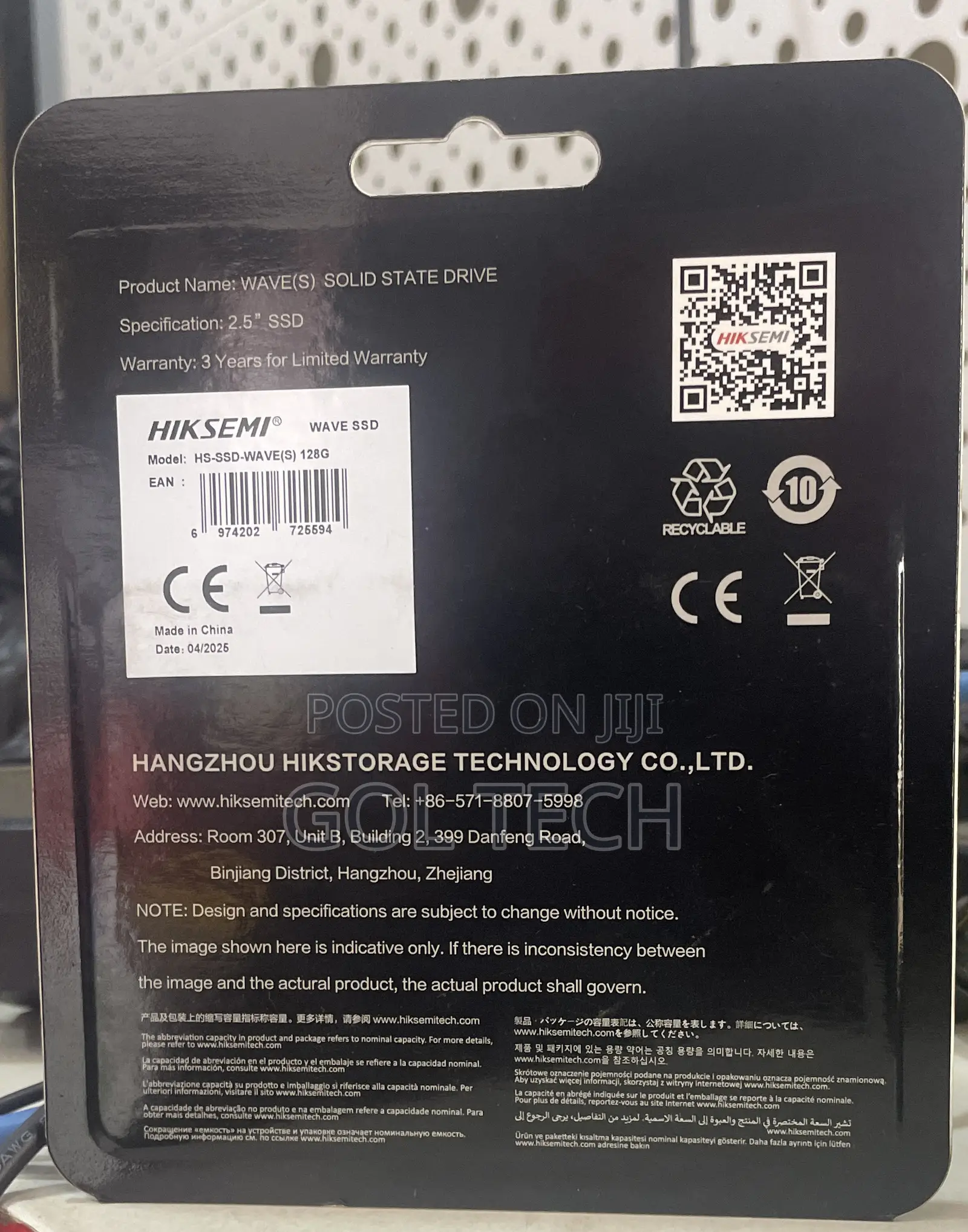 Hiksemi 128gb SSD Wave