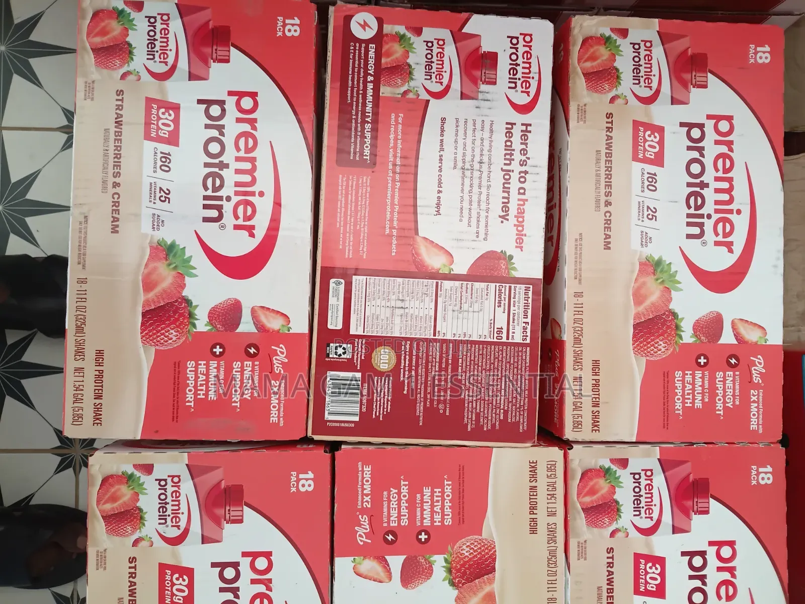 Premier Protein 18 Pack Vanilla and Strawberry