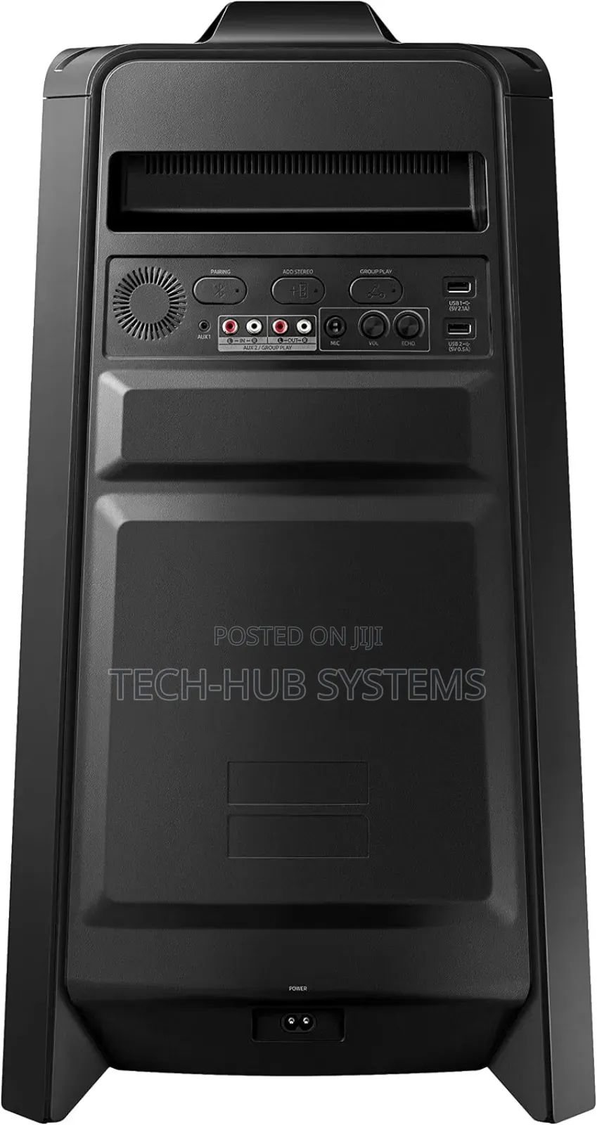 Samsung - Mx-T50 Sound Tower 500w Wireless Speaker - Black
