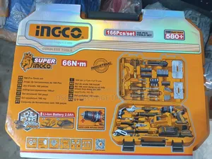Cordless Drilling Machine Plus Tools Set