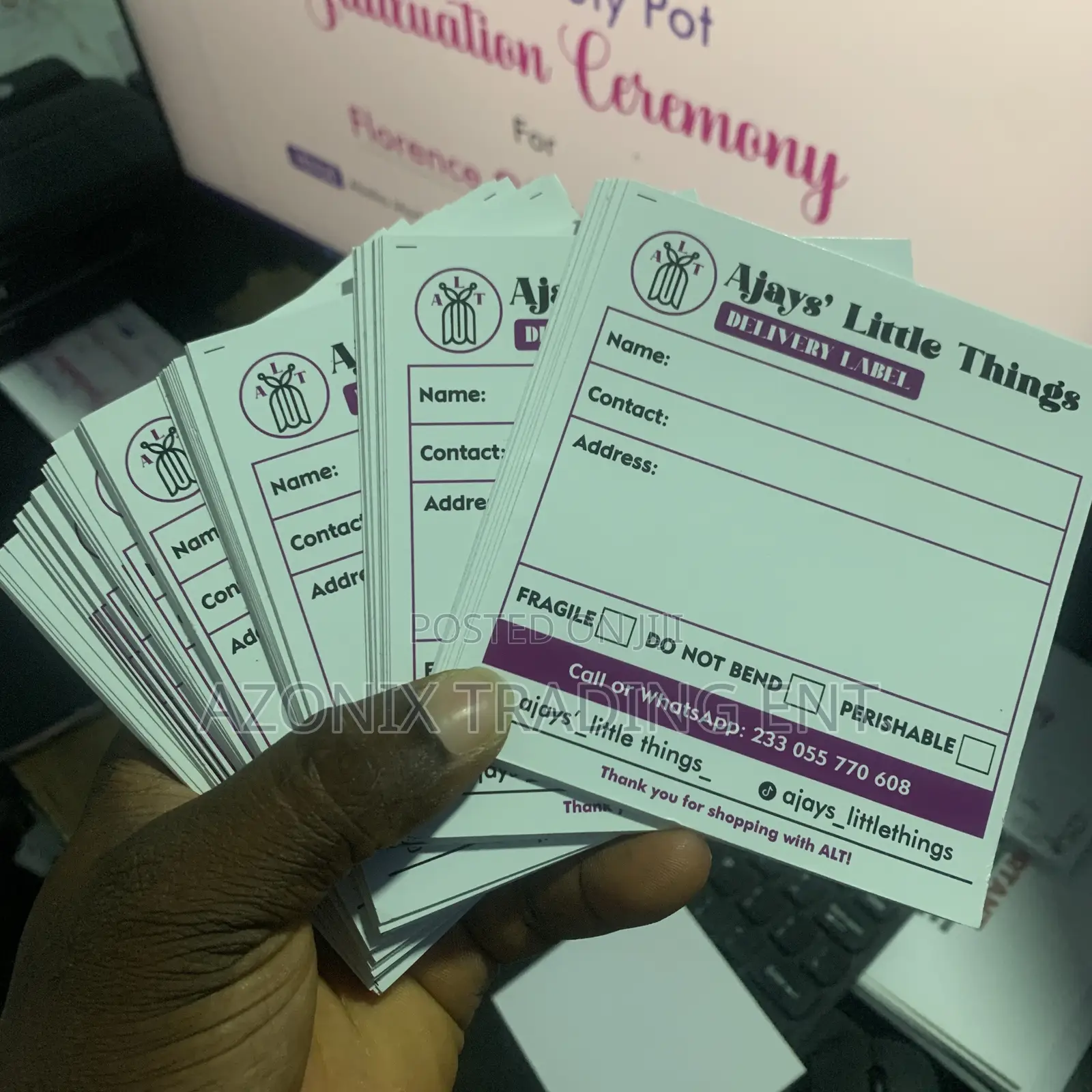 Delivery Stickers for Parcels