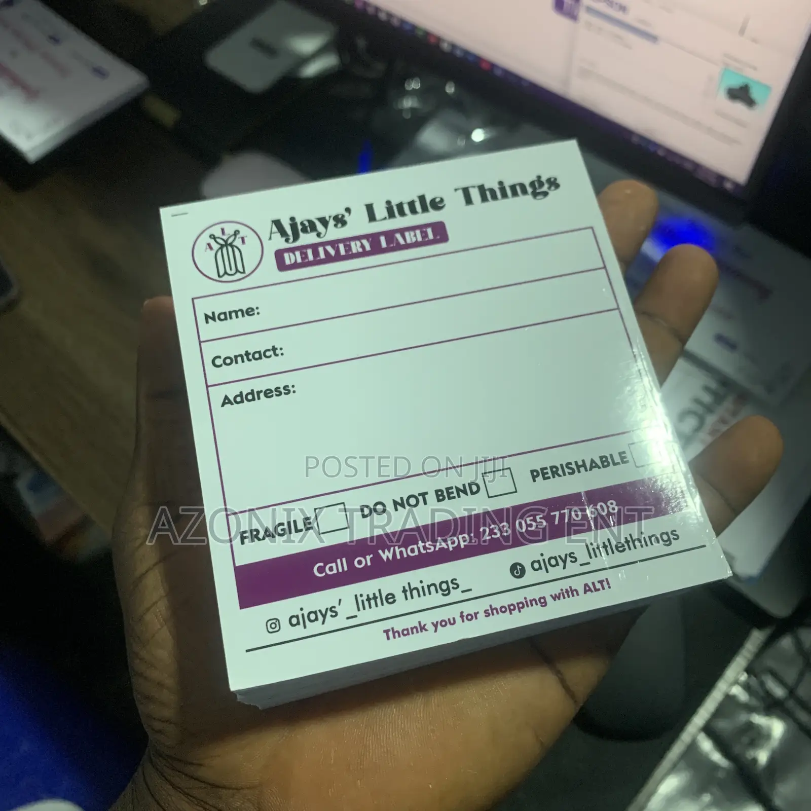 Delivery Stickers for Parcels