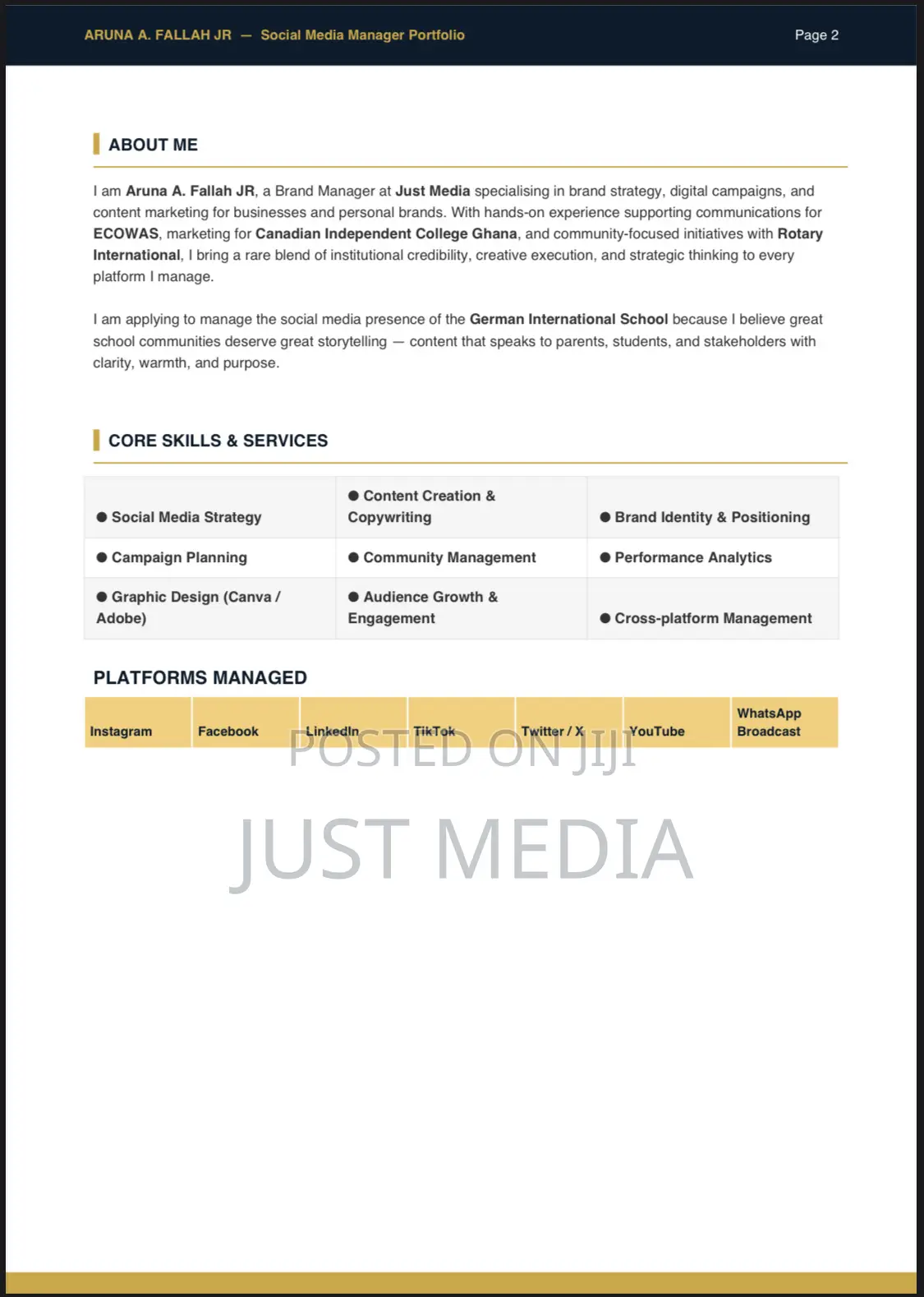Brand Manager