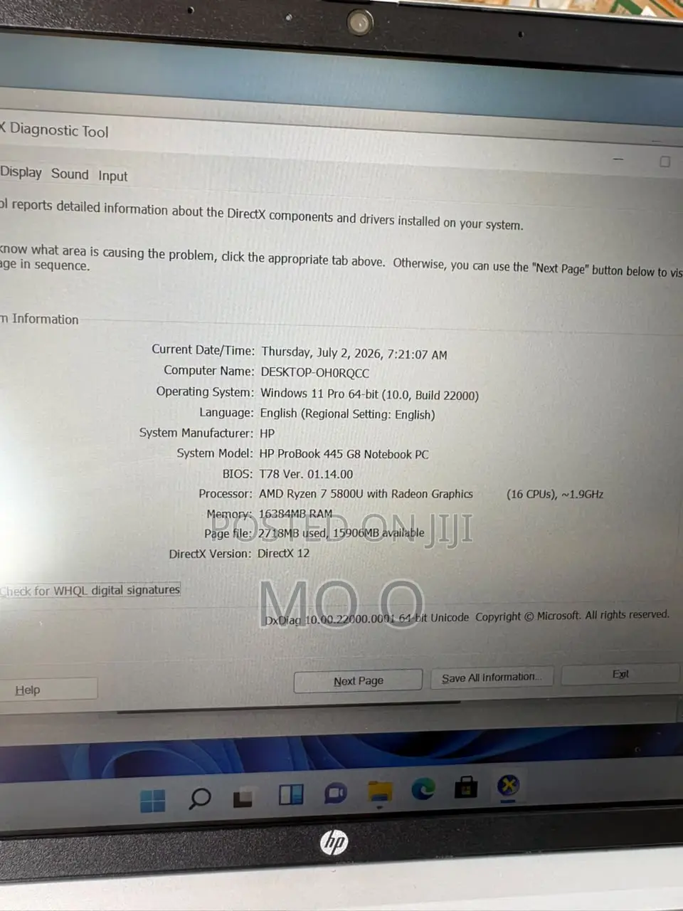 Laptop HP ProBook 445 G8 16GB AMD Ryzen 7 SSD 512GB