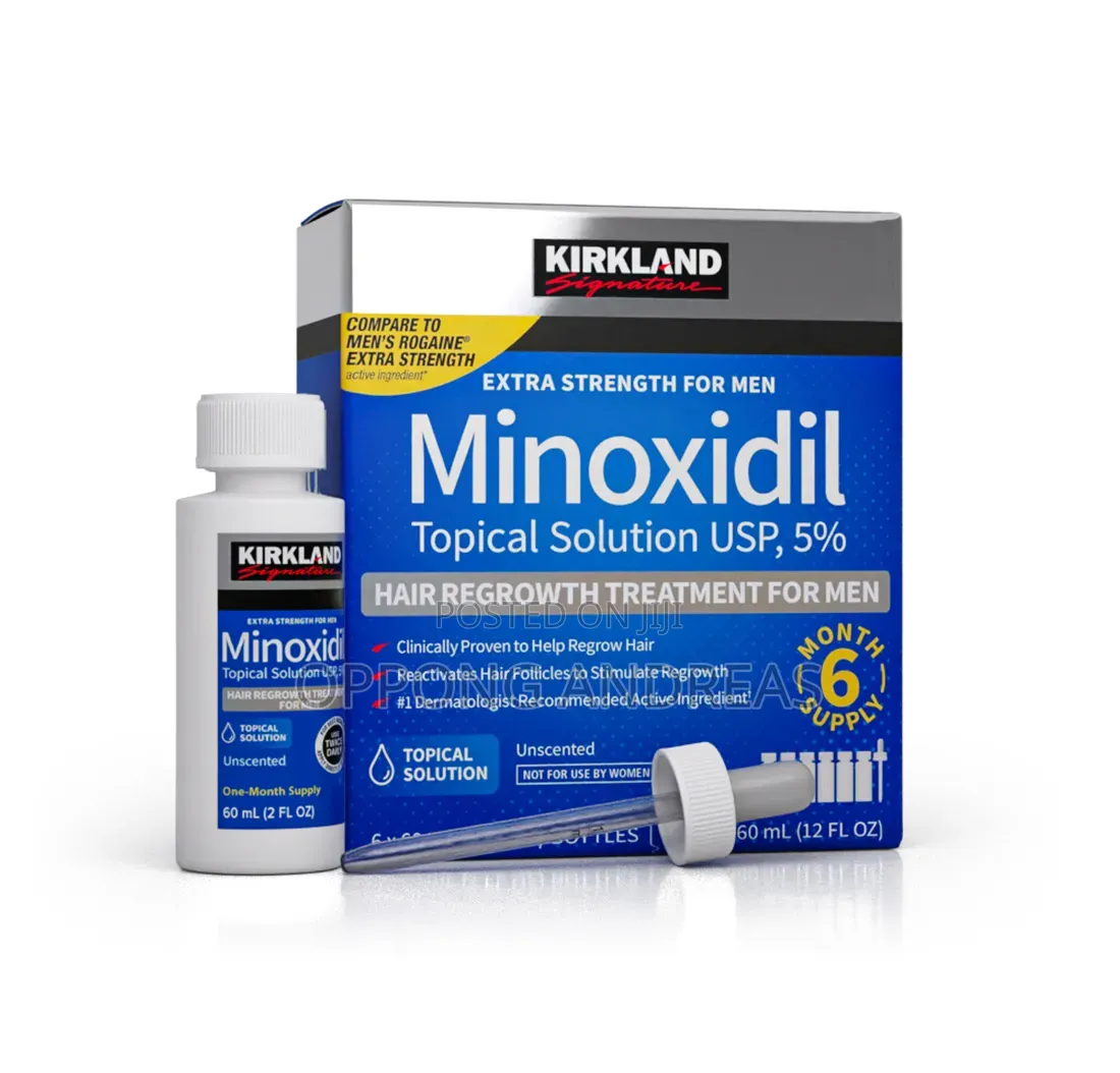 Original Dermatologist-Approved Kirkland Minoxidil Bottle 6ml