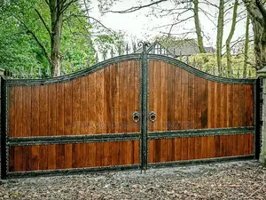 Wooden Metal Gate
