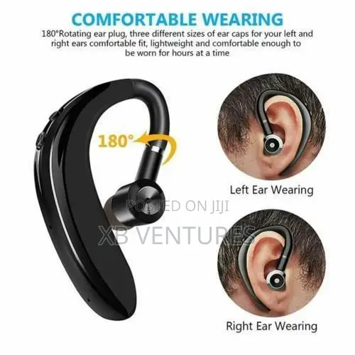 S109 Wireless Bluetooth Earphones/Bluetooth Headsets - Black