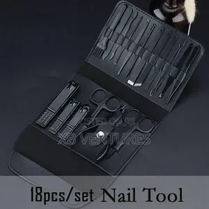 18 PCS/Set of Manicure Pedicure Care Tools Nail Clippers Ear Spoon
