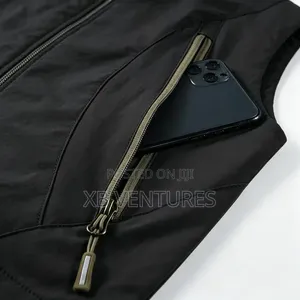 Men's Outdoor Vest Casual Stand Collar Windproof Multi-Pocket