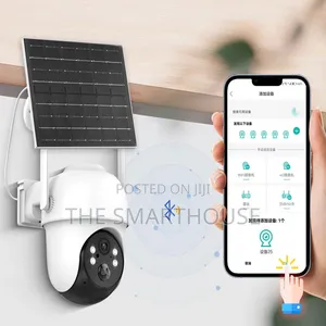 Smart 4 Cameras Solar 4mp Wi-Fi CCTV With 10ch NVR Base Station.