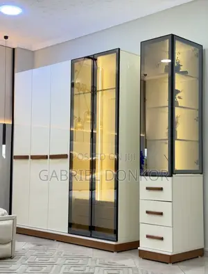 Profile Glass Door Wardrobe With Led Lighting. Modern Design