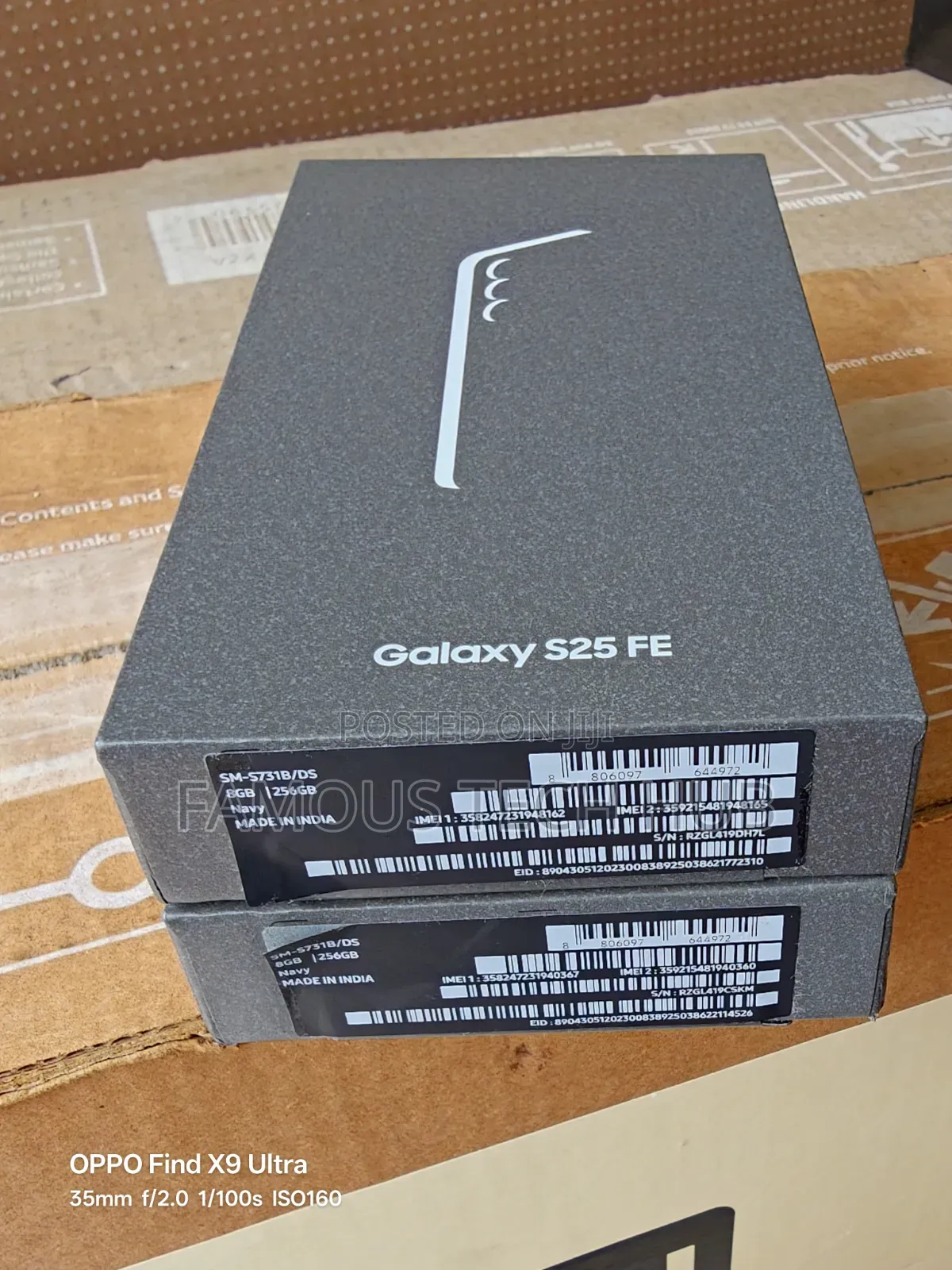 New Samsung Galaxy S25 FE 256 GB Blue