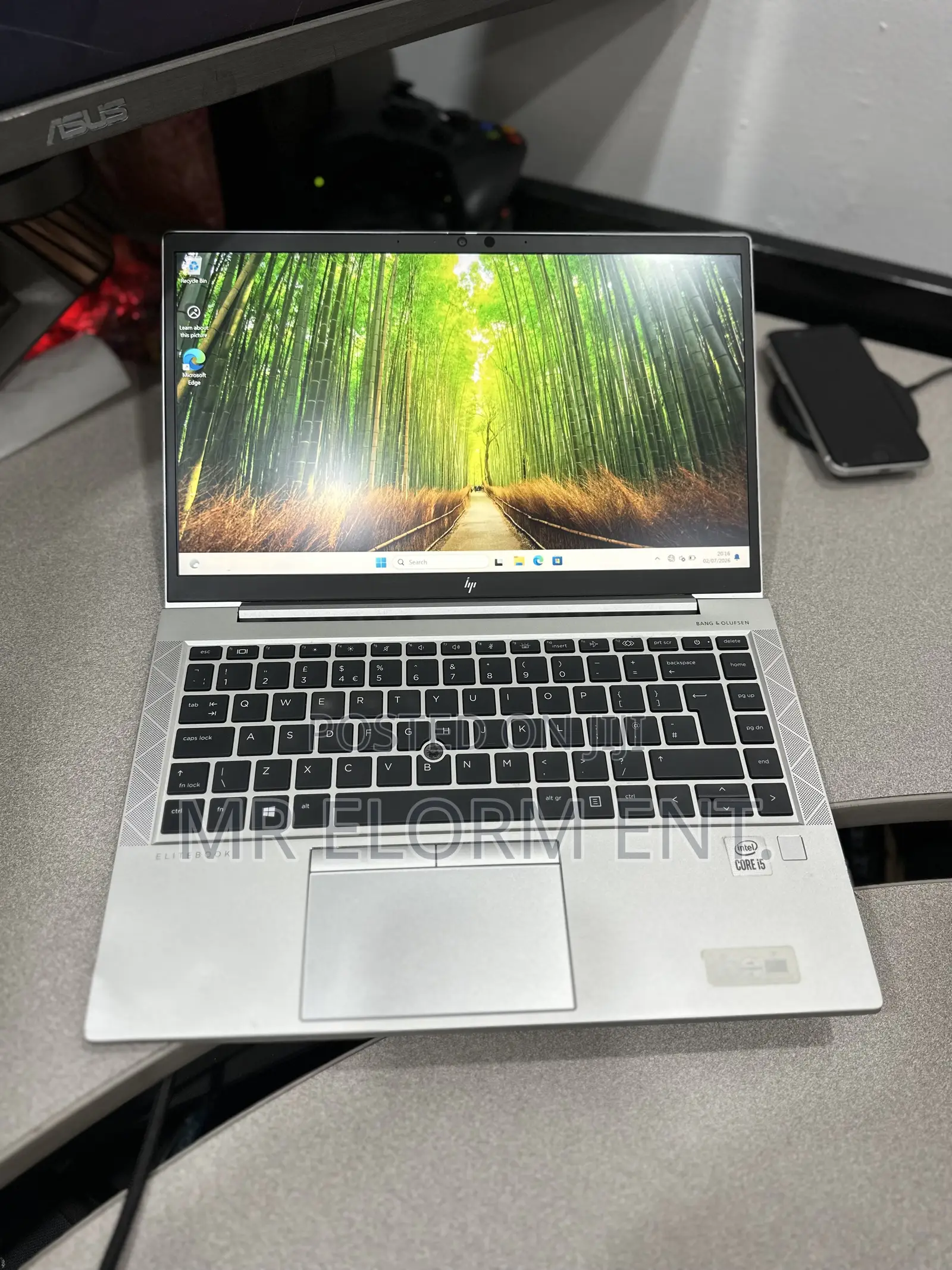 Laptop HP EliteBook 840 G7 8GB Intel Core i5 SSD 256GB
