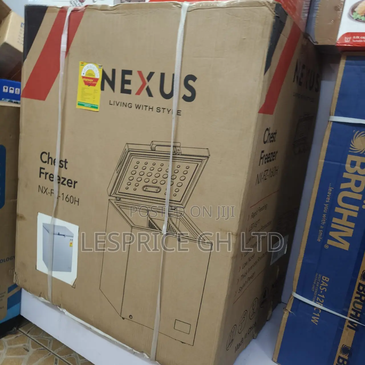 Classy High Grade 145l Chest Freezer From Nexus