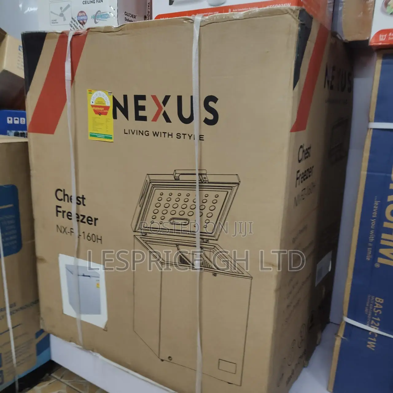 Classy High Grade 145l Chest Freezer From Nexus
