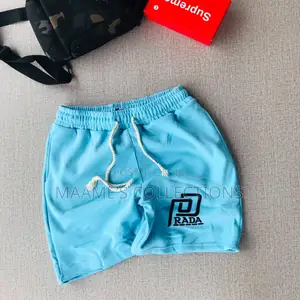Men's Geometric Pattern Shorts, Drawstring Waist With Pockets
